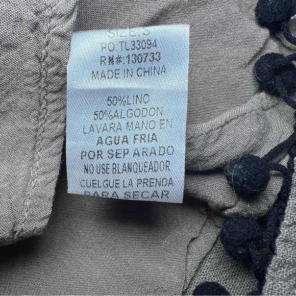 Altar’d State Embroidered Linen Cotton Blend Mini Skirt Birds Floral Women’s S - Picture 7 of 7